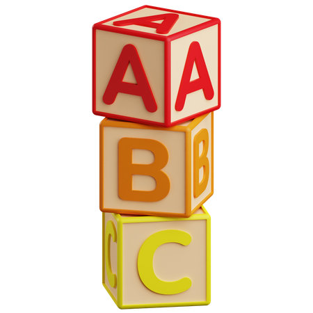 ABC Letter  3D Icon