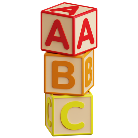 ABC Letter  3D Icon