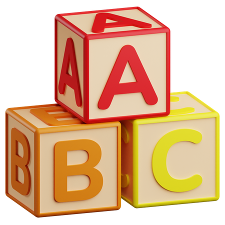 ABC Letter  3D Icon