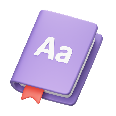 Libro abc  3D Icon