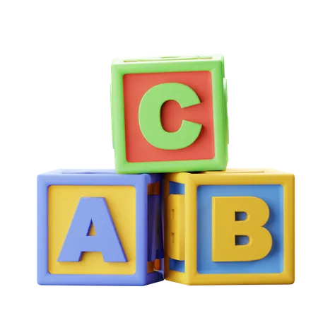 ABC-Würfel  3D Icon