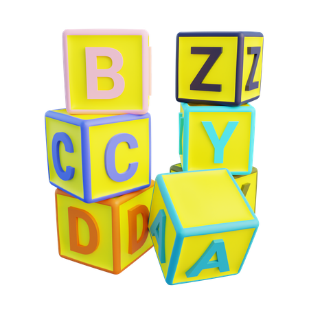 ABCDXYZ Letter  3D Icon