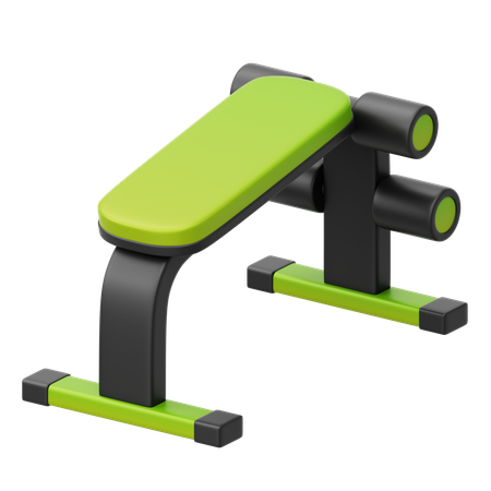 Abdominal Crunch Bench  3D Icon