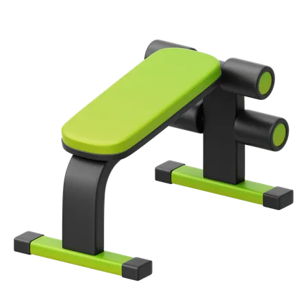 Abdominal Crunch Bench  3D Icon