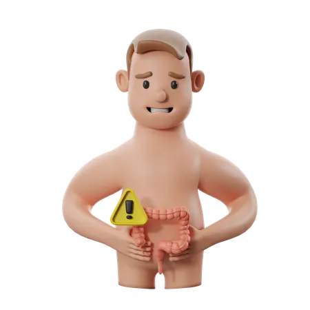 腹痛  3D Icon
