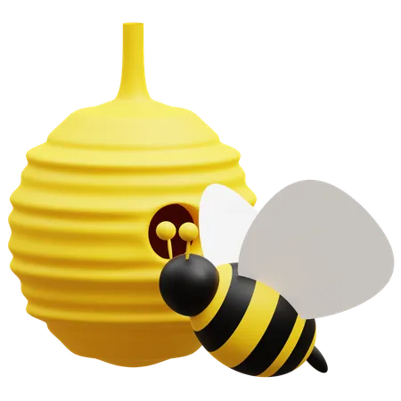 Abeille  3D Icon