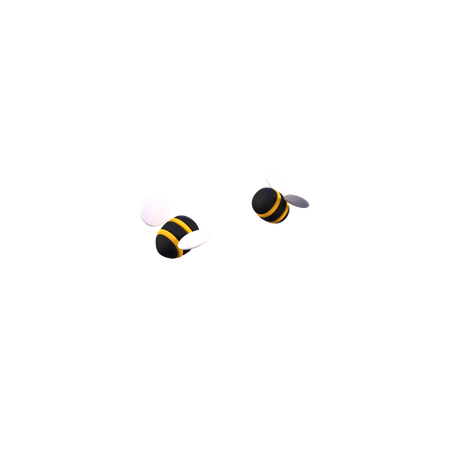 Les abeilles  3D Illustration