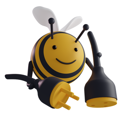 Enlace roto de abeja  3D Icon