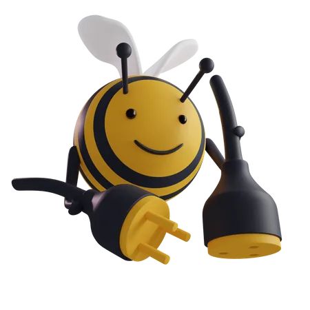 Enlace roto de abeja  3D Icon