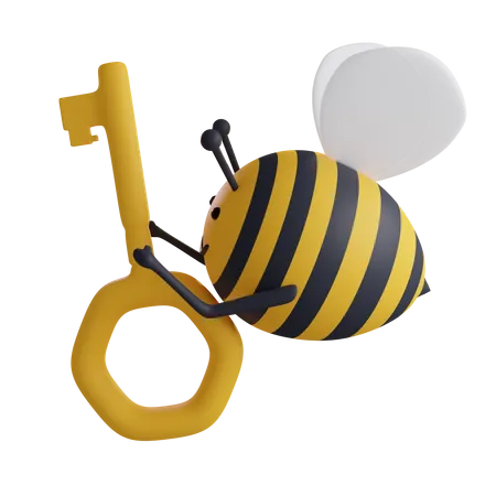 Inicio de sesión de abeja  3D Icon