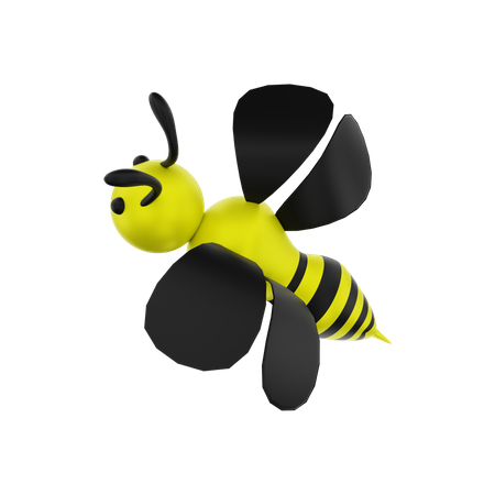Miel de abeja  3D Illustration