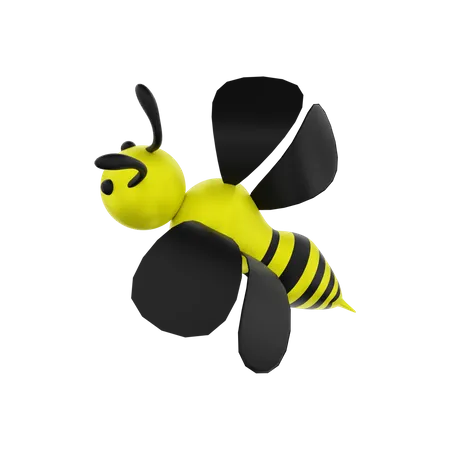 Miel de abeja  3D Illustration
