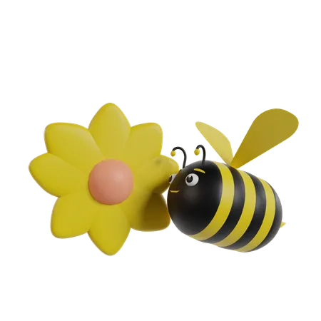 Miel de abeja  3D Icon