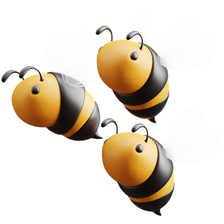 Abejas  3D Icon