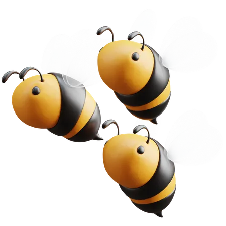 Abejas  3D Icon