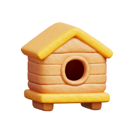 Casa de abelha  3D Icon