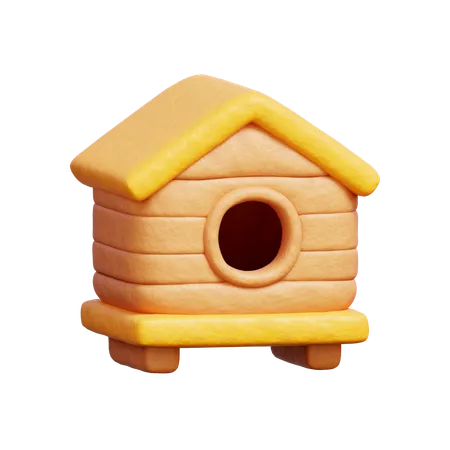 Casa de abelha  3D Icon