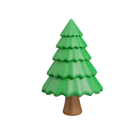 Árbol de abeto  3D Icon