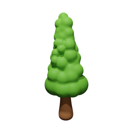 Árbol de abeto  3D Icon