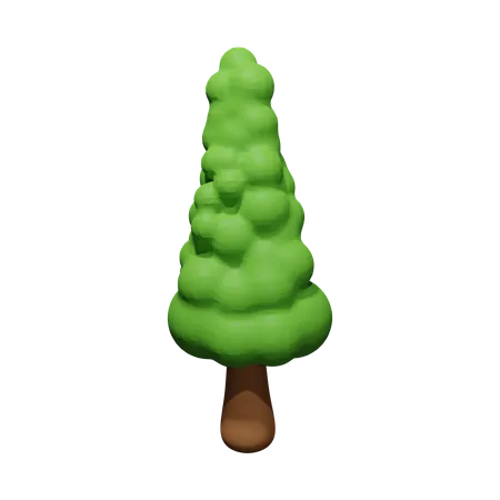 Árbol de abeto  3D Icon