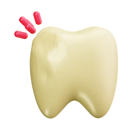 Abgebrochene Zähne  3D Icon