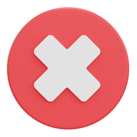 Abgelehnt  3D Icon