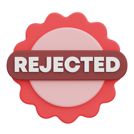 Abgelehnt  3D Icon