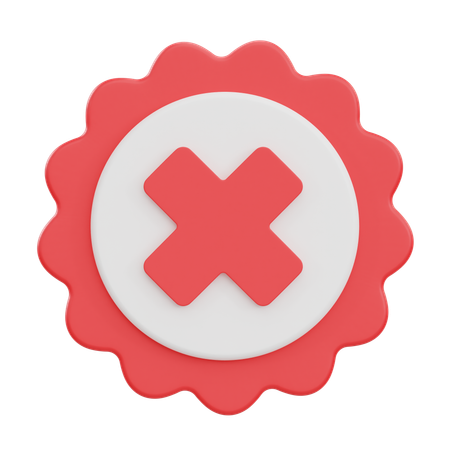 Abgelehnt  3D Icon