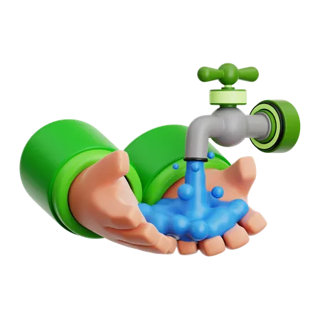 Ablución  3D Icon