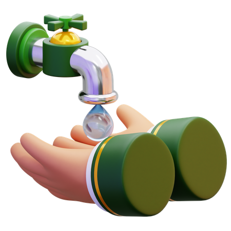 Ablution Hands  3D Icon
