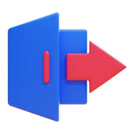 Ausloggen  3D Icon