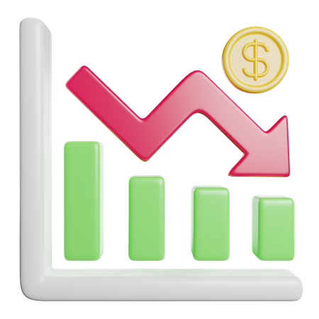 Verringern  3D Icon