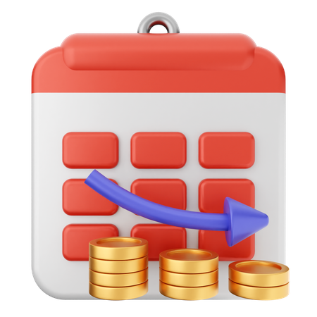 Kalender verkleinern  3D Icon