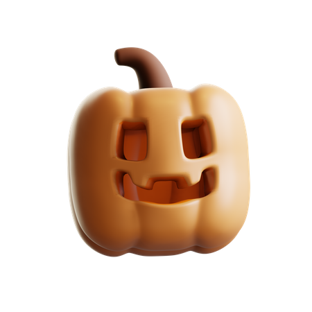Abóbora assustadora  3D Icon