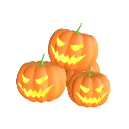 Abóbora de Halloween  3D Icon