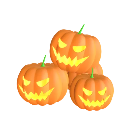 Abóbora de Halloween  3D Icon