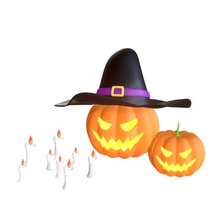 Abóbora de Halloween  3D Icon