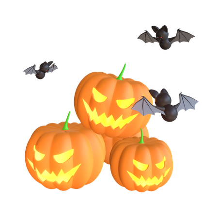 Abóbora de Halloween  3D Icon