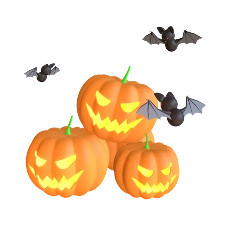 Abóbora de Halloween  3D Icon