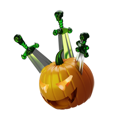 Abóbora de Halloween  3D Icon