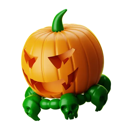 Abóbora de Halloween  3D Icon