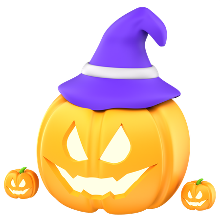 Abóbora de Halloween  3D Icon