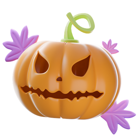 Abóbora de Halloween  3D Icon