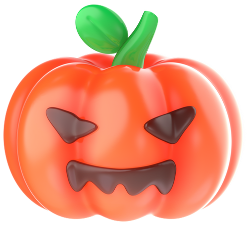 Abóbora de Halloween  3D Icon