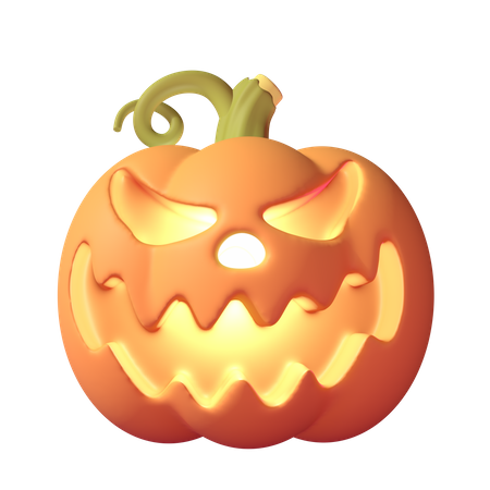Abóbora de Halloween  3D Icon