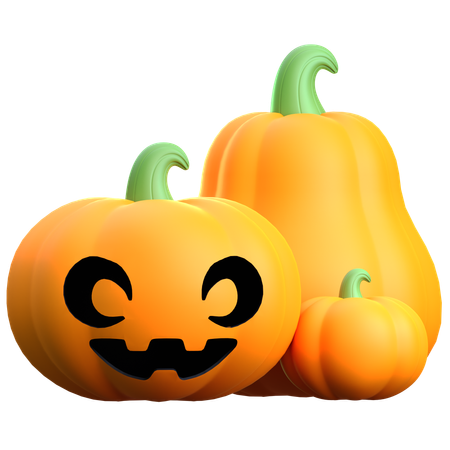 Abóbora de Halloween  3D Icon