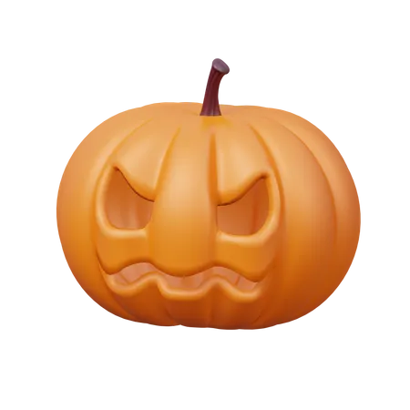 Abóbora de Halloween  3D Illustration