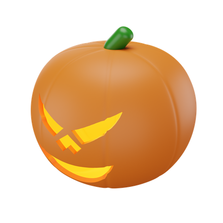 Abóbora de Halloween  3D Illustration