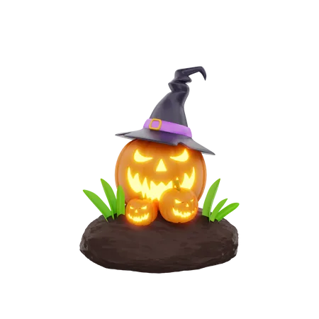 Abóbora de Halloween  3D Icon