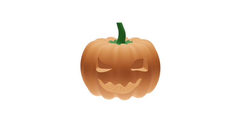 Abóbora de Halloween  3D Icon